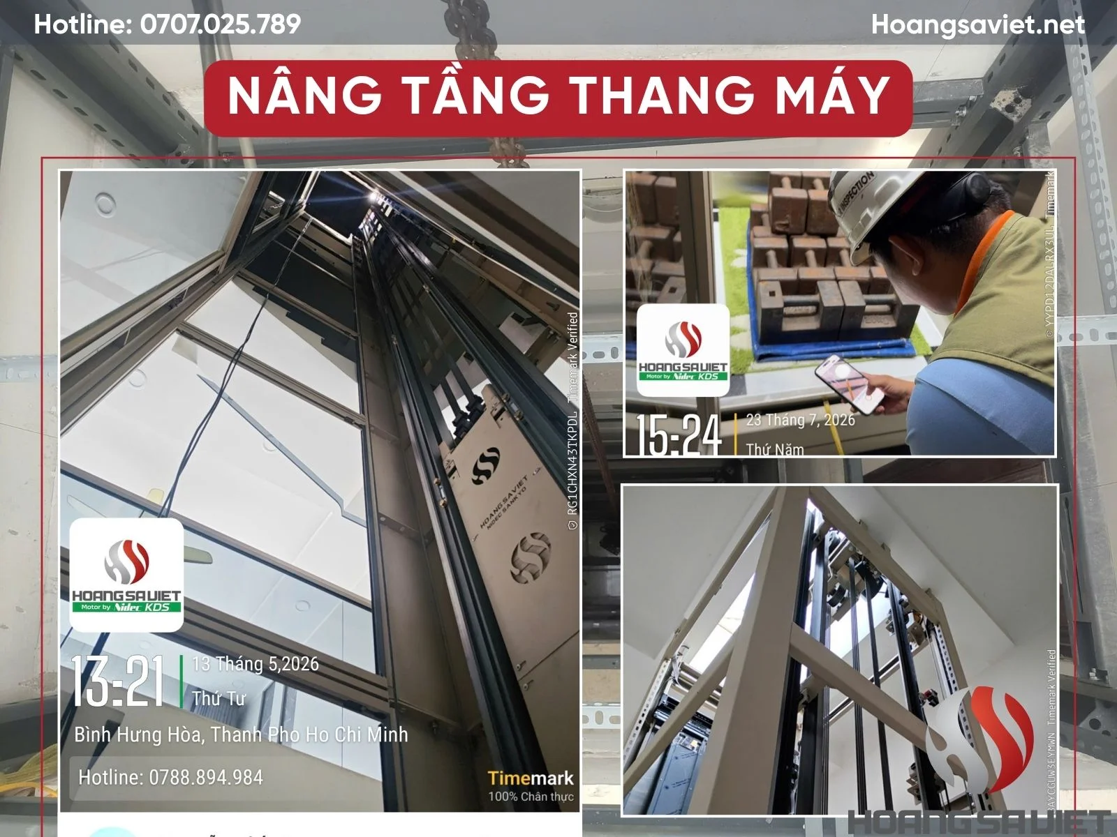 Dịch Vụ Nâng Tầng Thang Máy Tại HOANGSAVIET