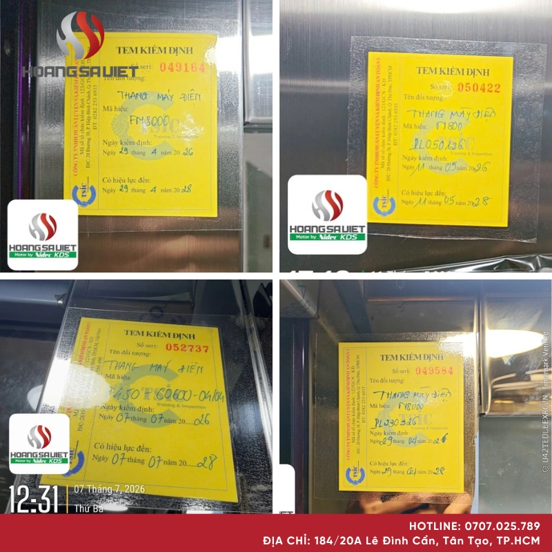 Hoàng Sa Việt Elevator đảm bảo luôn tuân thủ tiêu chuẩn an toàn thang máy của Việt Nam
