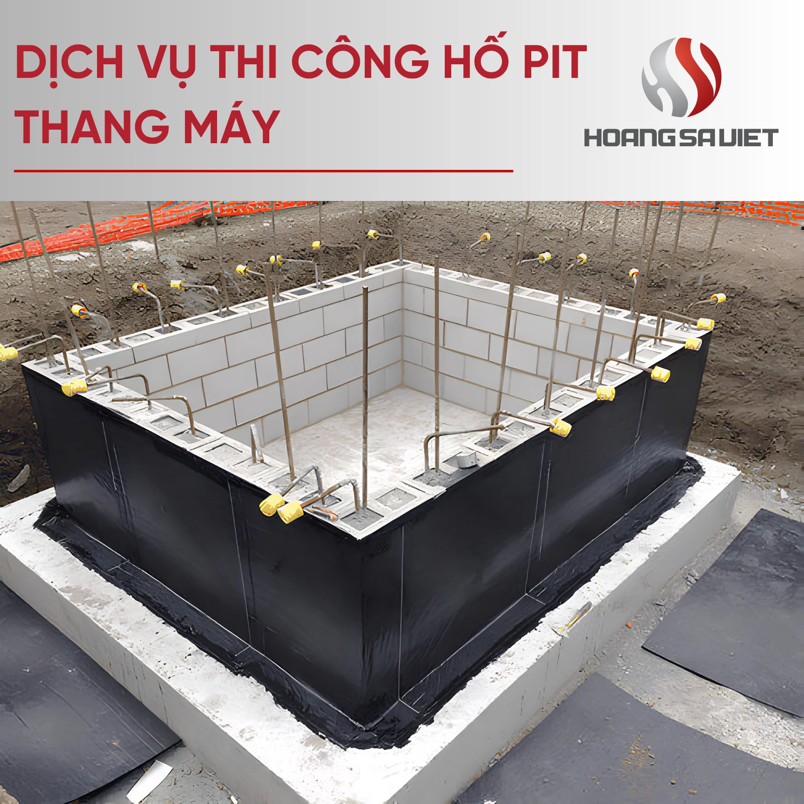 Thi Công Hố Pit Thang Máy 