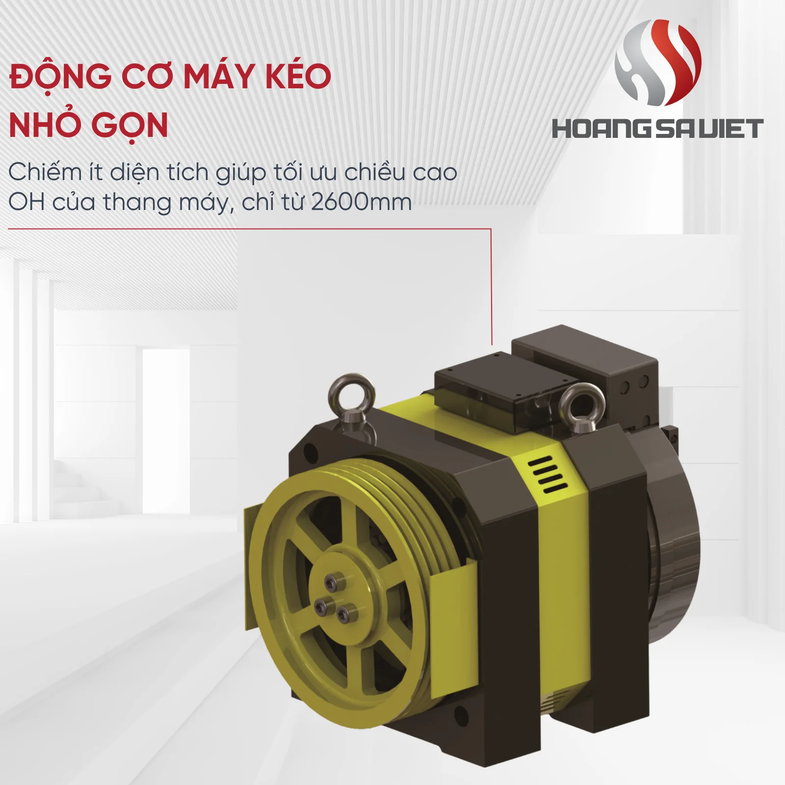Động Cơ Cáp Kéo Trong Thang Máy 