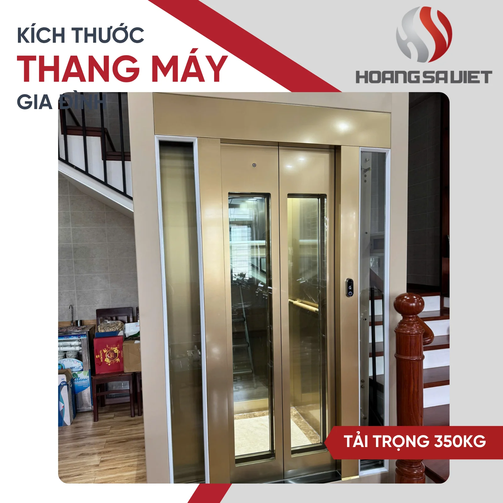 Kích Thước Tiêu Chuẩn Thang Máy Tải Trọng 350kg 
