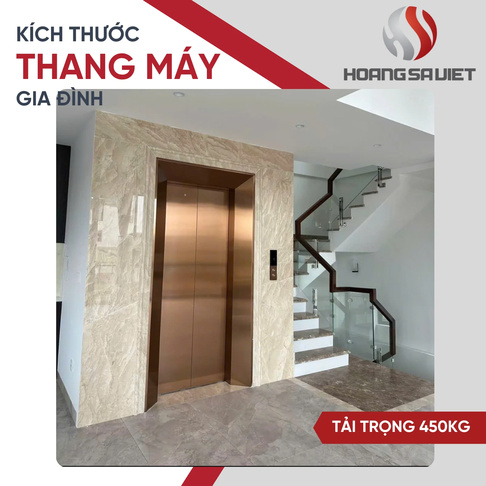 Kích Thước Tiêu Chuẩn Thang Máy Tải Trọng 450kg 