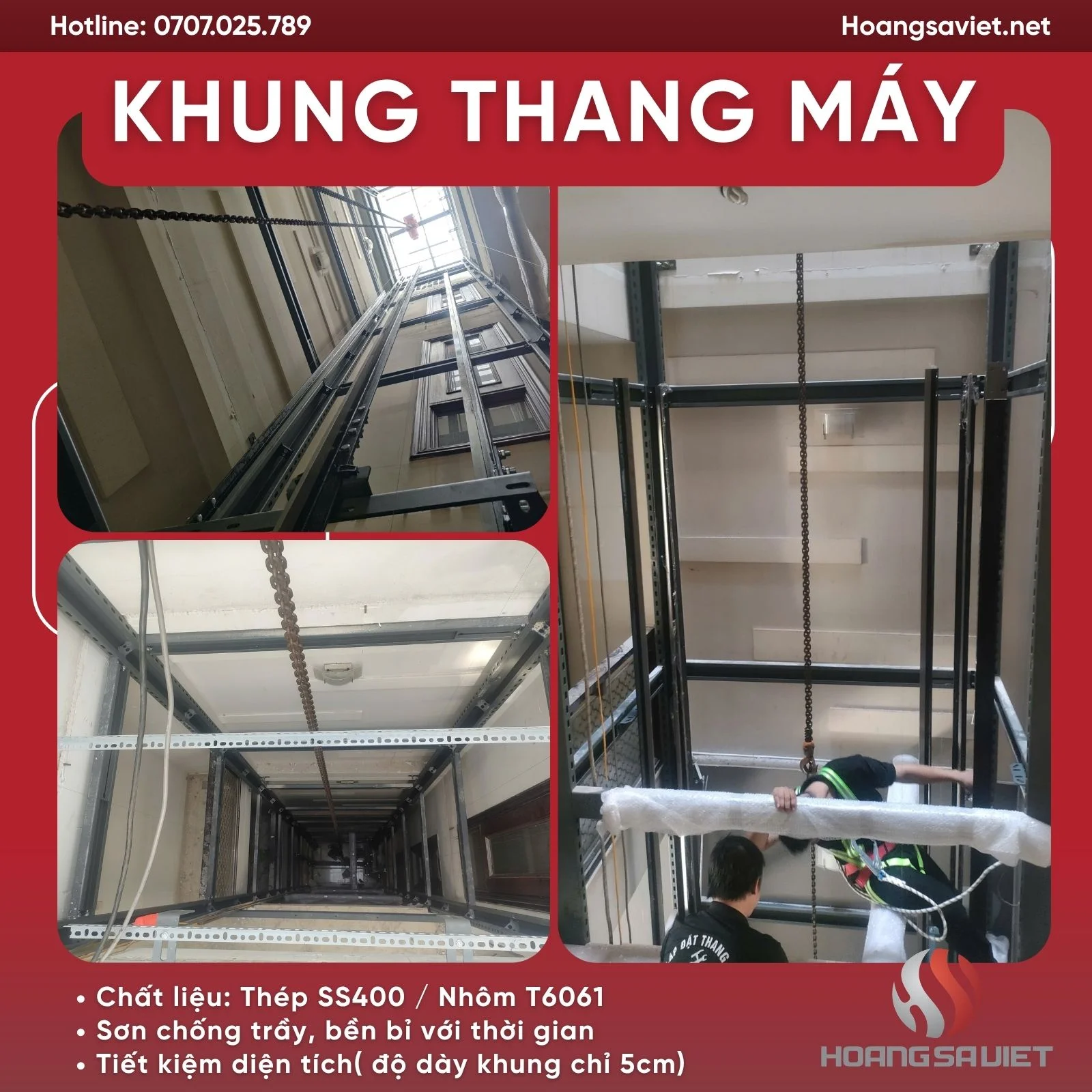Khung Thang Máy Kính