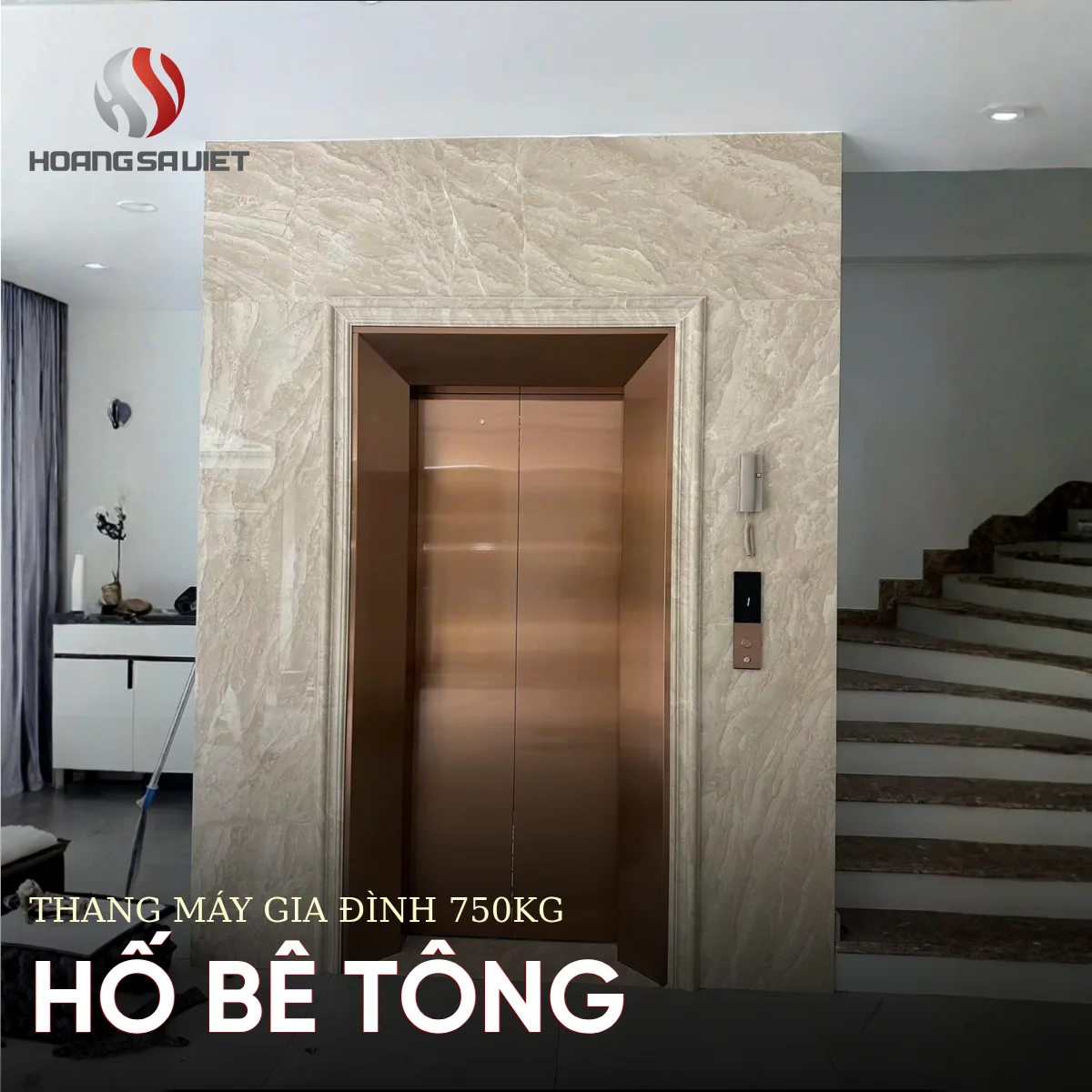 Thang Máy 750Kg Hố Bê Tông