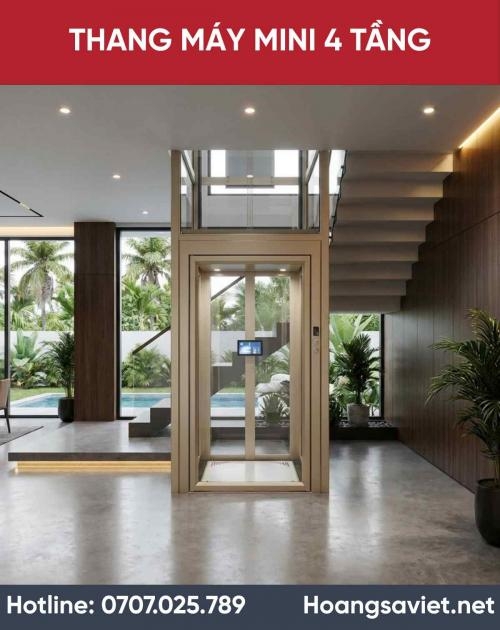 Thang Máy Mini 4 Tầng
