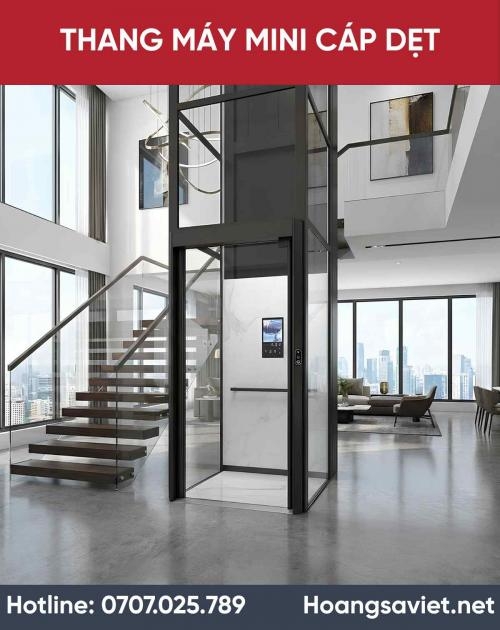 Thang Máy Mini Cáp Dẹt