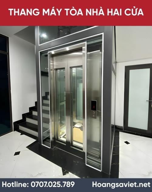 Thang Máy Tòa Nhà 2 Cửa