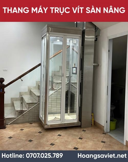 Thang Máy Trục Vít Sàn Nâng