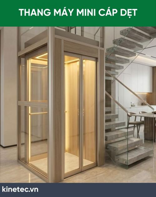 Thang Máy Mini Cáp Dẹt