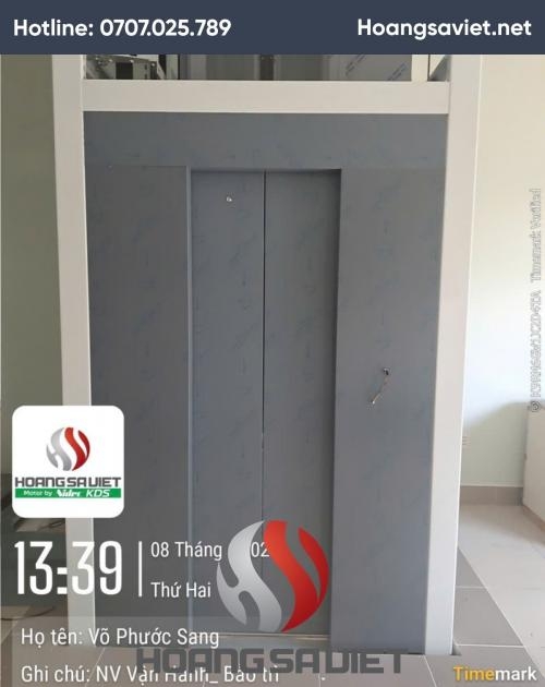 Mẫu Thang Máy Kính 350kg